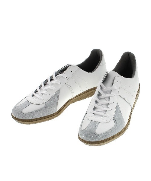 GERMAN TRAINER（ジャーマントレーナー）の「ジャーマントレーナー/GERMAN TRAINER 1183（スニーカー・メンズ・ホワイト/ブラック・40/41/42/43/44）」の2枚目の写真