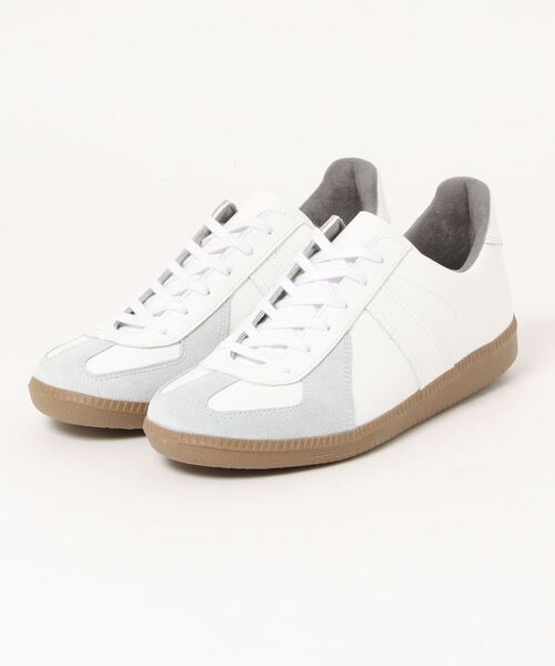 GERMAN TRAINER（ジャーマントレーナー）の「ジャーマントレーナー/GERMAN TRAINER 1183（スニーカー・メンズ・ホワイト/ブラック・40/41/42/43/44）」の12枚目の写真