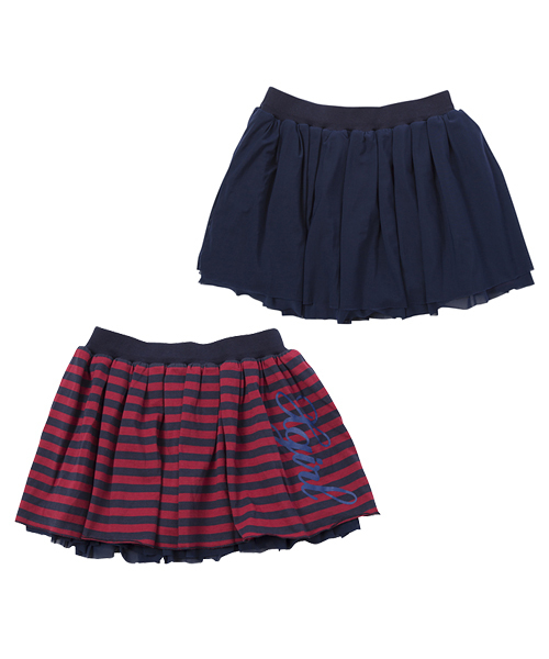 X-girl Stages(エックスガールステージス)の「【VER(ベリー)5月号掲載商品】TULLE SKIRT (4T~7T)(スカート・キッズ・ホワイト/ブラック/ネイビー・5T/7T/4T/6T)」の3枚目の写真