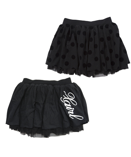 X-girl Stages(エックスガールステージス)の「【VER(ベリー)5月号掲載商品】TULLE SKIRT (4T~7T)(スカート・キッズ・ホワイト/ブラック/ネイビー・5T/7T/4T/6T)」の2枚目の写真