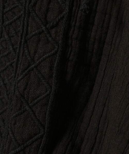 BEAMS BOY（ビームスボーイ）の「maturely / DoubleGauze Hoodie（シャツ/ブラウス・レディース・ホワイト/ブラック・ONE SIZE）」の11枚目の写真