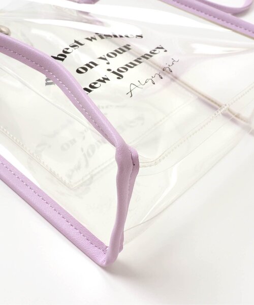 algy（アルジー）の「巾着付きPVCショルダー（ショルダーバッグ・キッズ・ブラック/シルバー/ラベンダー・FREE）」の10枚目の写真