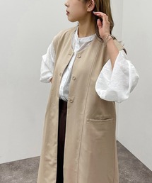 apres jour mignon | ノーカラージレ【ZOZOTOWN限定アイテム】【6PO】(ベスト)