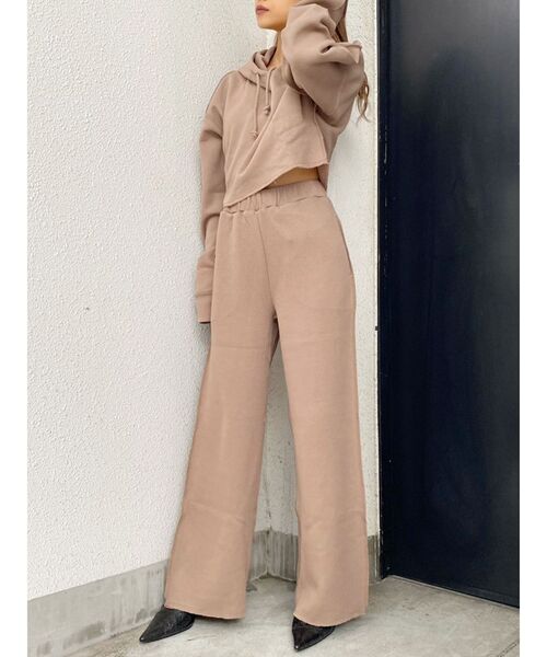 GYDA（ジェイダ）の「ショートスウェットパーカー（パーカー・レディース・ブラック/ベージュ/ブラウン・FREE）」の19枚目の写真