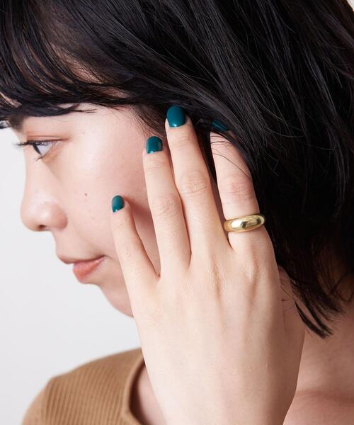 UNITED ARROWS（ユナイテッドアローズ）の「UBSC NRW DOME リング GLD（リング・レディース・ゴールド・12）」の6枚目の写真