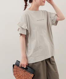 PUAL CE CIN | ピグメント染め×ロゴプリントTシャツ(Tシャツ/カットソー)