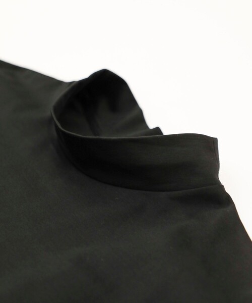 BESPOKE TOKYO（ビスポークトウキョウ）の「【BESPOKE TOKYO】DOUBLE BLEND COTTON MOC NECK OVER SIZE TEE（Tシャツ/カットソー・メンズ・ベージュ/オフホワイト/ブラック・2/3）」の19枚目の写真