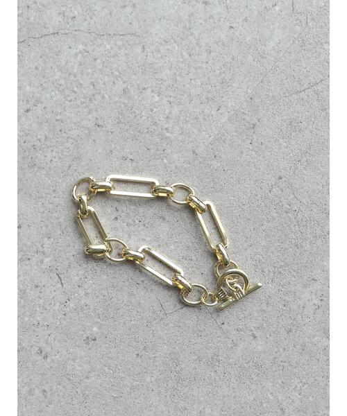 AMERICAN HOLIC（アメリカンホリック）の「オーバルメタルマンテルブレスレット（ブレスレット・レディース・ゴールド/シルバー・FREE）」の4枚目の写真