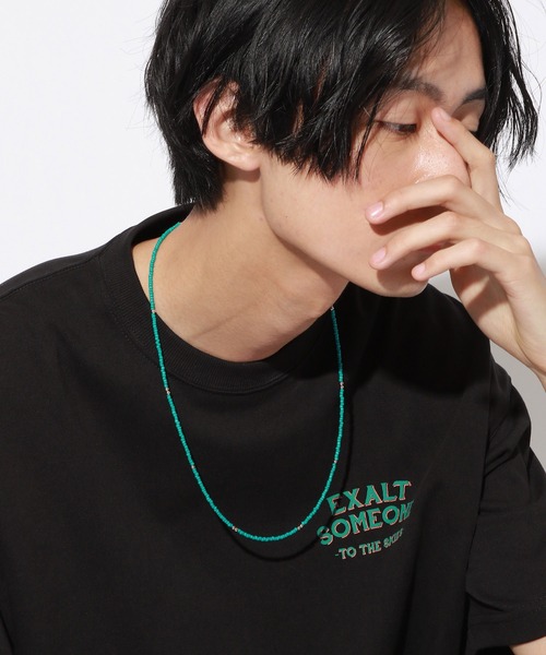 PBLIM（ページボーイリム）の「【PAGEBOYLIM】ビーズネックレス（ネックレス・レディース・ブラック/レッド/ターコイズブルー・FREE）」の3枚目の写真