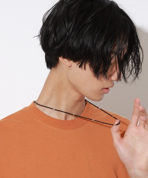 PBLIM（ページボーイリム）の「【PAGEBOYLIM】ビーズネックレス（ネックレス・レディース・ブラック/レッド/ターコイズブルー・FREE）」の4枚目の写真