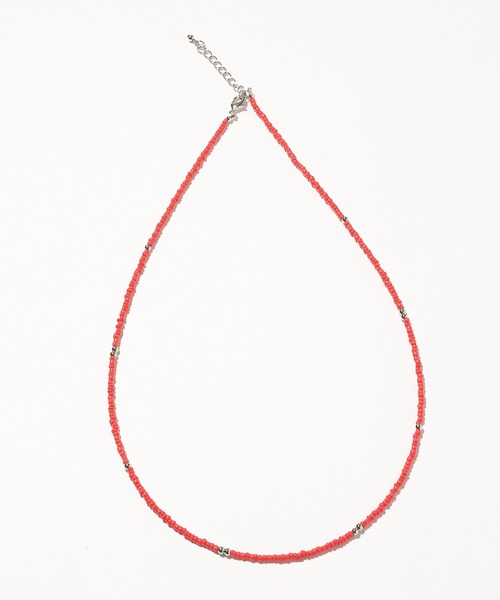 PBLIM（ページボーイリム）の「【PAGEBOYLIM】ビーズネックレス（ネックレス・レディース・ブラック/レッド/ターコイズブルー・FREE）」の8枚目の写真