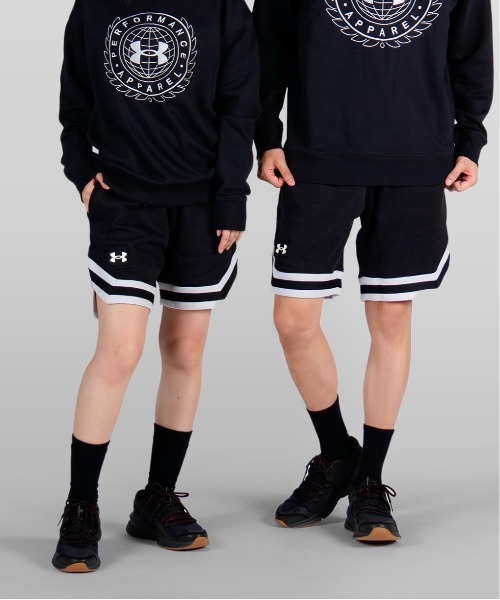 UNDER ARMOUR(アンダーアーマー)の「UAライバルフリース ショーツ(トレーニング/メンズ)(その他パンツ・メンズ・ブラック/グレー・XL/XXL/S/L/M/3XL)」の1枚目の写真