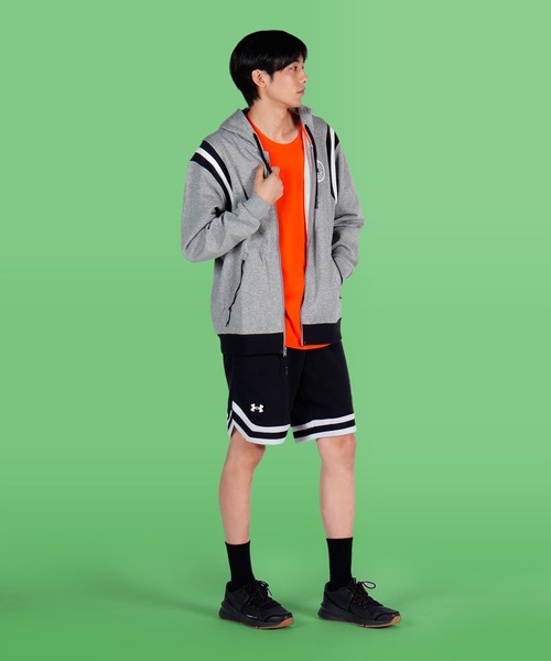 UNDER ARMOUR(アンダーアーマー)の「UAライバルフリース ショーツ(トレーニング/メンズ)(その他パンツ・メンズ・ブラック/グレー・XL/XXL/S/L/M/3XL)」の4枚目の写真