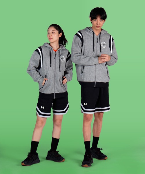 UNDER ARMOUR(アンダーアーマー)の「UAライバルフリース ショーツ(トレーニング/メンズ)(その他パンツ・メンズ・ブラック/グレー・XL/XXL/S/L/M/3XL)」の6枚目の写真