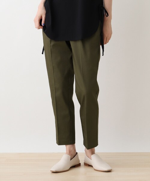 DRESKIP（ドレスキップ）の「◆フルストレッチテ－パ－ドパンツ（その他パンツ・レディース・ブラック/カーキ/サンドベージュ/ワインレッド・02/03/04）」の4枚目の写真