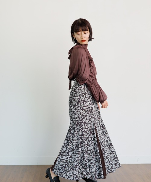 LADYMADE（レディメイド）の「Sweet Paisley ハイウエスト切替フレア  