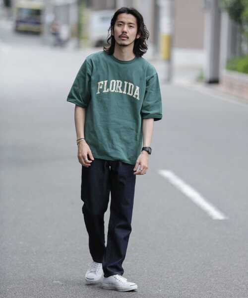 URBAN RESEARCH Sonny Label（アーバンリサーチサニーレーベル）の「ロゴプリントヘビーTシャツ（Tシャツ/カットソー・メンズ・ブラウン/グレー/グリーン・MEDIUM/LARGE）」の9枚目の写真