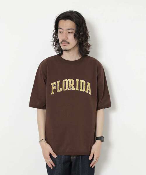 URBAN RESEARCH Sonny Label（アーバンリサーチサニーレーベル）の「ロゴプリントヘビーTシャツ（Tシャツ/カットソー・メンズ・ブラウン/グレー/グリーン・MEDIUM/LARGE）」の13枚目の写真
