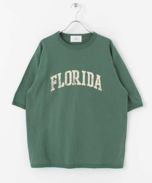 URBAN RESEARCH Sonny Label（アーバンリサーチサニーレーベル）の「ロゴプリントヘビーTシャツ（Tシャツ/カットソー・メンズ・ブラウン/グレー/グリーン・MEDIUM/LARGE）」の4枚目の写真