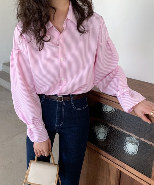 ■専用■美品 アストラット 3万円 オーバーサイズのブラウス ピンク系 シャツ Auntie Rosa Holiday（アンティローザホリデー）の「オーバーサイズ