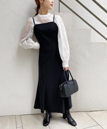 one after another NICE CLAUP | バックリボンマーメイドキャミワンピース(ワンピース)