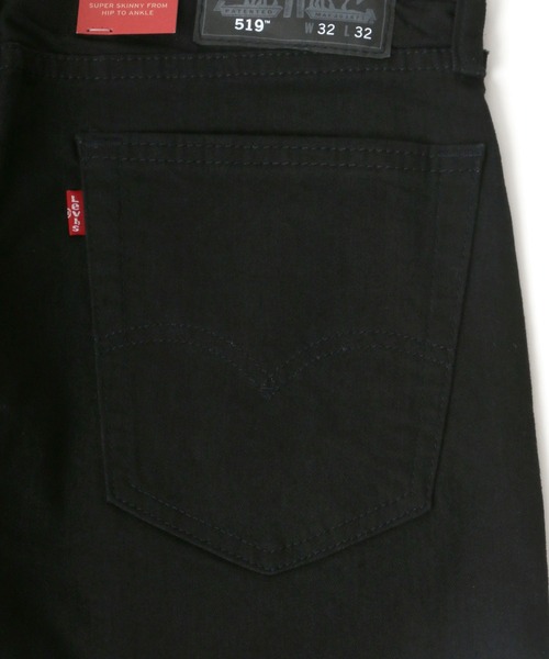 Levi's（リーバイス）の「Levi's/リーバイス 519 BLACK EXTREME SKINNY/スーパースキニーフィット（デニムパンツ・メンズ・ブラック・32inch/30inch/28inch/34inch/31inch/29inch/27inch）」の9枚目の写真