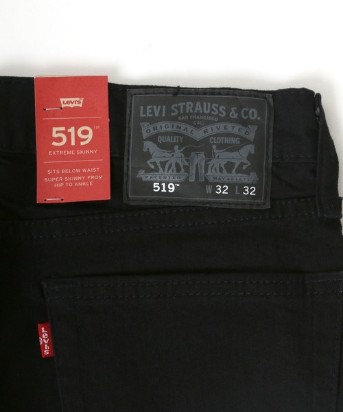 Levi's（リーバイス）の「Levi's/リーバイス 519 BLACK EXTREME SKINNY/スーパースキニーフィット（デニムパンツ・メンズ・ブラック・32inch/30inch/28inch/34inch/31inch/29inch/27inch）」の12枚目の写真