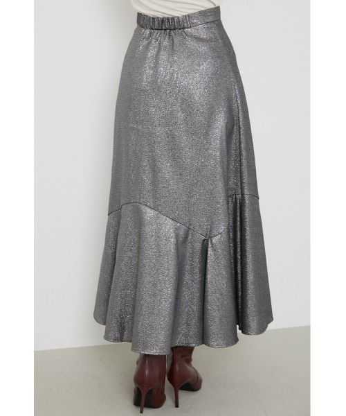 rienda（リエンダ）の「ウェーブヘムフレアスカート（スカート・レディース・シルバー/ブラック系その他/パープル系その他・SMALL/MEDIUM）」の15枚目の写真