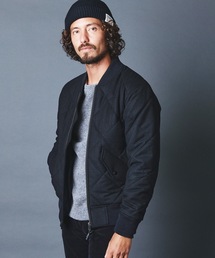 Magine（マージン）の「NYLON THINSULATE STAND RIB MA-1 JKT