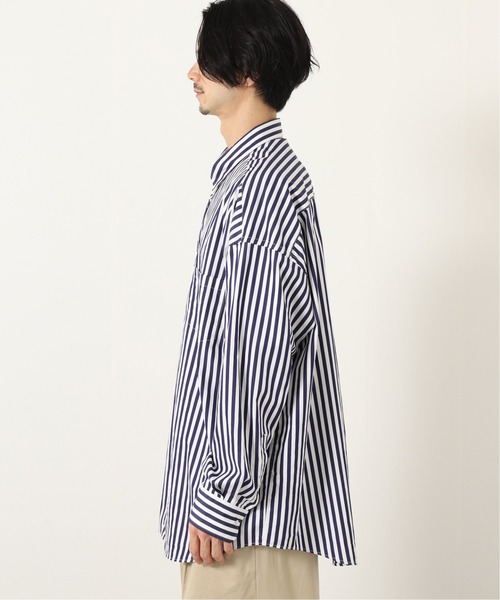 JOURNAL STANDARD（ジャーナルスタンダード）の「【TRISECT 2】【THOMAS MAISON / トーマスメイソン】FAT ボタンダウン シャツ（シャツ/ブラウス・メンズ・ホワイト/ネイビー/クリアブルー/ブラック系その他/ベージュ系その他・SMALL/MEDIUM/LARGE）」の12枚目の写真