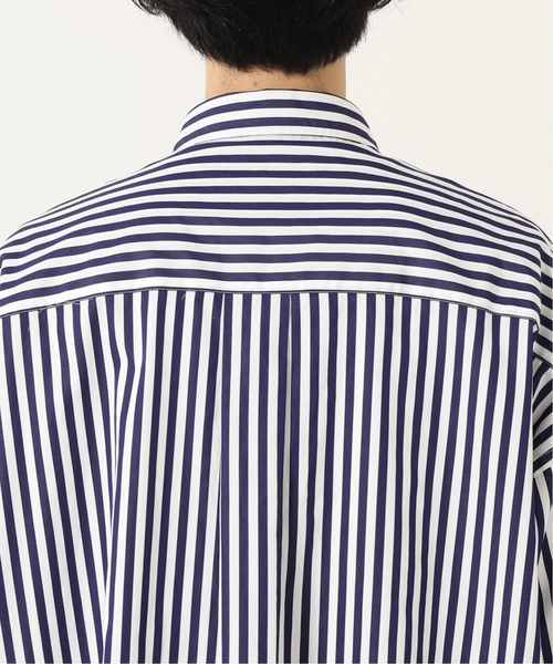 JOURNAL STANDARD（ジャーナルスタンダード）の「【TRISECT 2】【THOMAS MAISON / トーマスメイソン】FAT ボタンダウン シャツ（シャツ/ブラウス・メンズ・ホワイト/ネイビー/クリアブルー/ブラック系その他/ベージュ系その他・SMALL/MEDIUM/LARGE）」の10枚目の写真