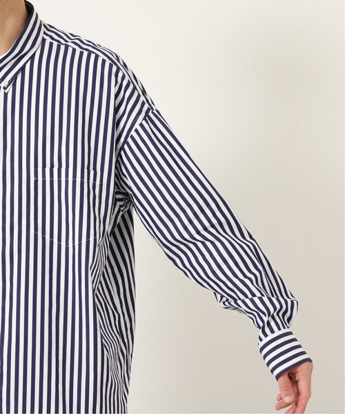 JOURNAL STANDARD（ジャーナルスタンダード）の「【TRISECT 2】【THOMAS MAISON / トーマスメイソン】FAT ボタンダウン シャツ（シャツ/ブラウス・メンズ・ホワイト/ネイビー/クリアブルー/ブラック系その他/ベージュ系その他・SMALL/MEDIUM/LARGE）」の18枚目の写真