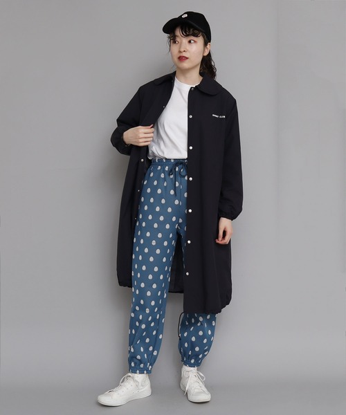 I am I in fact...（アイアムアイインファクト）の「ナイロンタッサー ラウンドカラーコーチコート（その他アウター・レディース・グリーン/レッド/ブラック・FREE）」の14枚目の写真