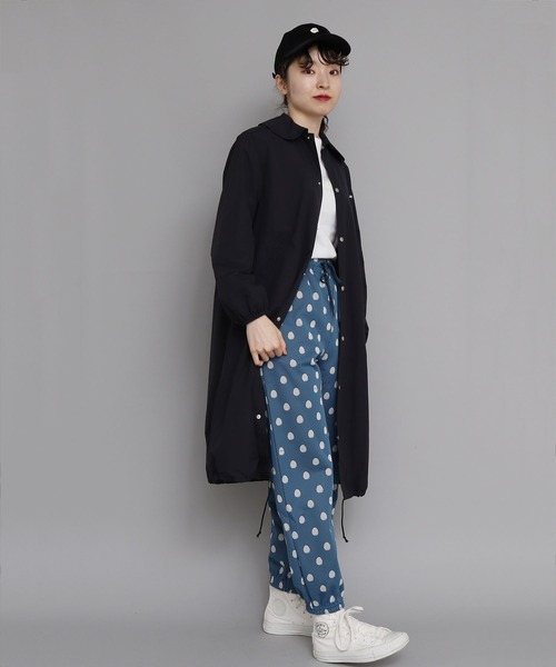 I am I in fact...（アイアムアイインファクト）の「ナイロンタッサー ラウンドカラーコーチコート（その他アウター・レディース・グリーン/レッド/ブラック・FREE）」の15枚目の写真