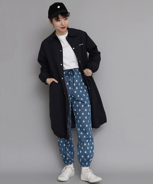 I am I in fact...（アイアムアイインファクト）の「ナイロンタッサー ラウンドカラーコーチコート（その他アウター・レディース・グリーン/レッド/ブラック・FREE）」の9枚目の写真