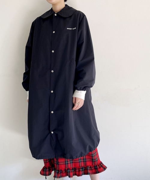 I am I in fact...（アイアムアイインファクト）の「ナイロンタッサー ラウンドカラーコーチコート（その他アウター・レディース・グリーン/レッド/ブラック・FREE）」の16枚目の写真