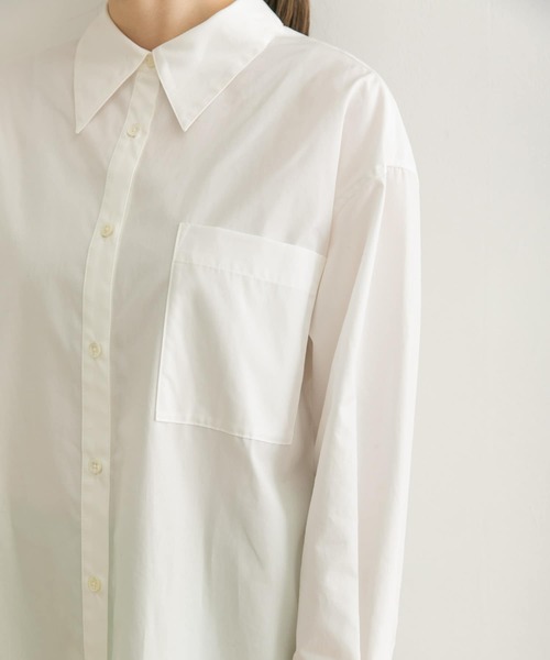 URBAN RESEARCH(アーバンリサーチ)の「ロングカフスシャツ(シャツ/ブラウス・レディース・オフホワイト/ストライプ・FREE)」の3枚目の写真