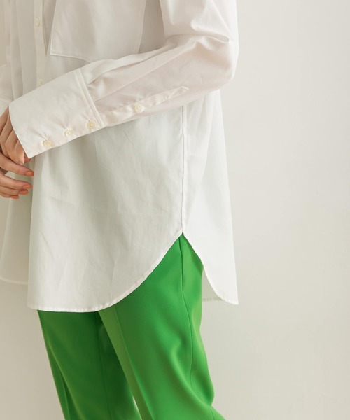 URBAN RESEARCH(アーバンリサーチ)の「ロングカフスシャツ(シャツ/ブラウス・レディース・オフホワイト/ストライプ・FREE)」の5枚目の写真