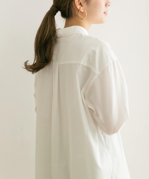 URBAN RESEARCH(アーバンリサーチ)の「ロングカフスシャツ(シャツ/ブラウス・レディース・オフホワイト/ストライプ・FREE)」の6枚目の写真