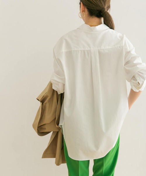 URBAN RESEARCH(アーバンリサーチ)の「ロングカフスシャツ(シャツ/ブラウス・レディース・オフホワイト/ストライプ・FREE)」の8枚目の写真