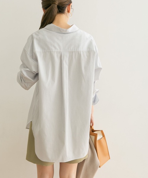 URBAN RESEARCH(アーバンリサーチ)の「ロングカフスシャツ(シャツ/ブラウス・レディース・オフホワイト/ストライプ・FREE)」の14枚目の写真