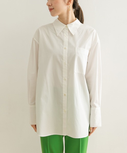 URBAN RESEARCH(アーバンリサーチ)の「ロングカフスシャツ(シャツ/ブラウス・レディース・オフホワイト/ストライプ・FREE)」の16枚目の写真