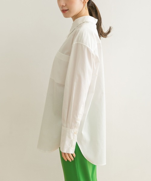 URBAN RESEARCH(アーバンリサーチ)の「ロングカフスシャツ(シャツ/ブラウス・レディース・オフホワイト/ストライプ・FREE)」の17枚目の写真