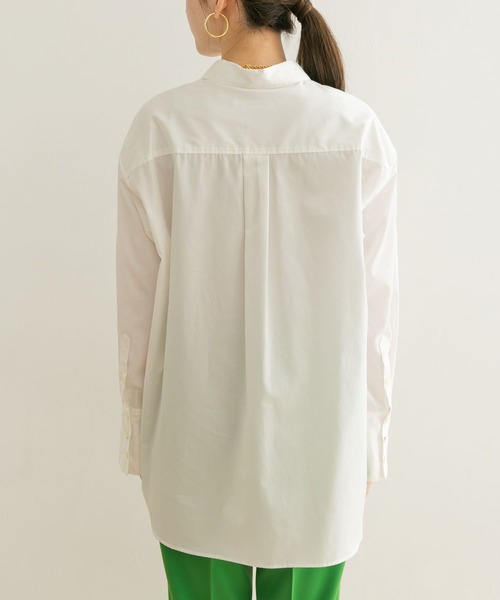 URBAN RESEARCH(アーバンリサーチ)の「ロングカフスシャツ(シャツ/ブラウス・レディース・オフホワイト/ストライプ・FREE)」の18枚目の写真