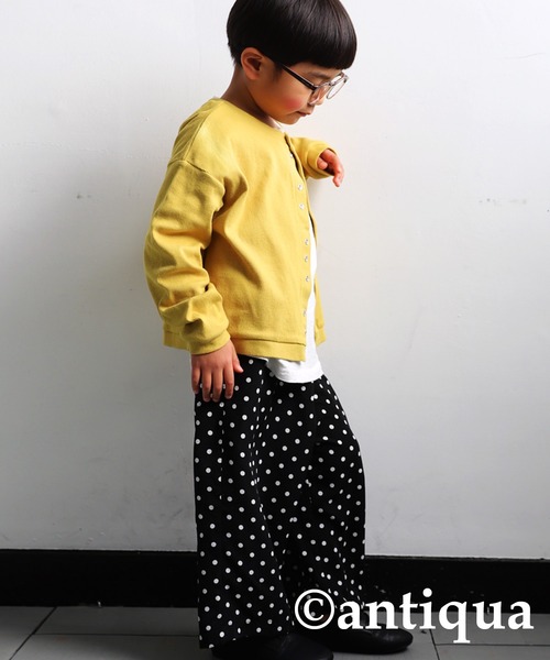 antiqua（アンティカ）の「ドットストレートパンツ（その他パンツ・キッズ・ブラック・4/6/3/5）」の22枚目の写真