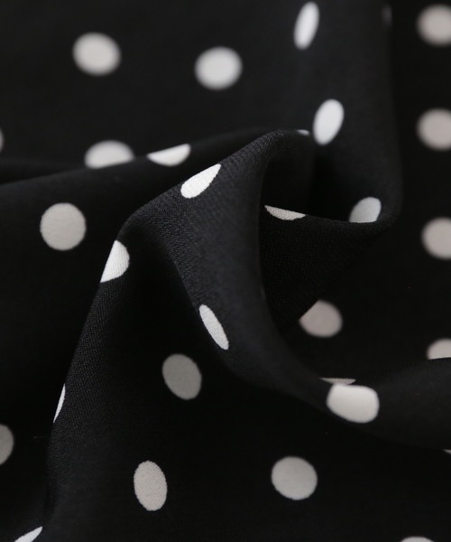 antiqua（アンティカ）の「ドットストレートパンツ（その他パンツ・キッズ・ブラック・4/6/3/5）」の3枚目の写真