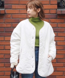 【2サイズ展開】キルティングリバーシブルブルゾン【web限定Lサイズ・限定カラーあり】