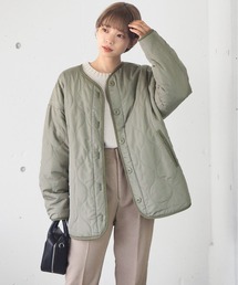 【2サイズ展開】キルティングリバーシブルブルゾン【web限定Lサイズ・限定カラーあり】