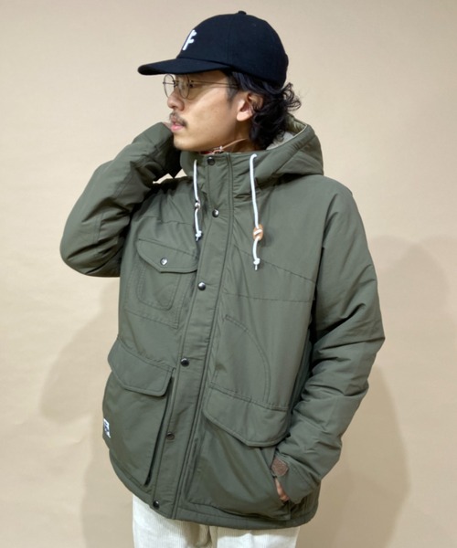 CHUMS(チャムス)の「【オンライン限定】CHUMS/チャムス ボアジャケット CH04-1275(マウンテンパーカー・メンズ・ブラック/ベージュ/カーキ/マルチ・M/L/XL)」の17枚目の写真