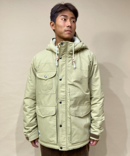 CHUMS(チャムス)の「【オンライン限定】CHUMS/チャムス ボアジャケット CH04-1275(マウンテンパーカー・メンズ・ブラック/ベージュ/カーキ/マルチ・M/L/XL)」の10枚目の写真